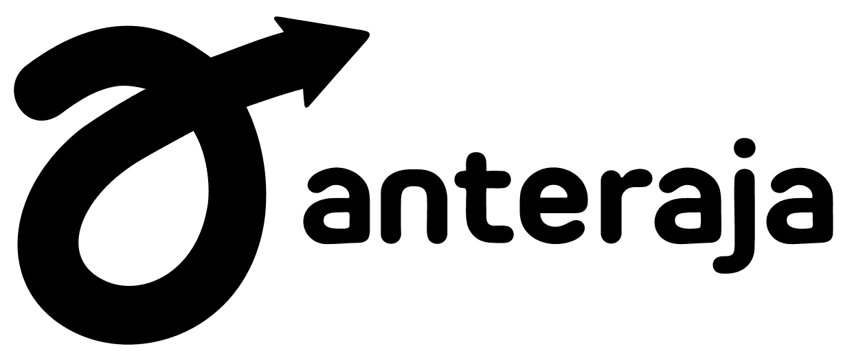 Anteraja png black logo