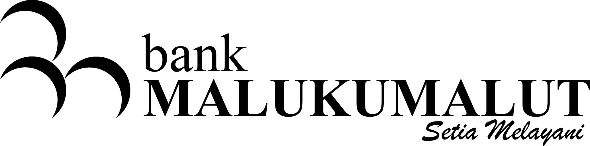 Bank Maluku Malut png black logo