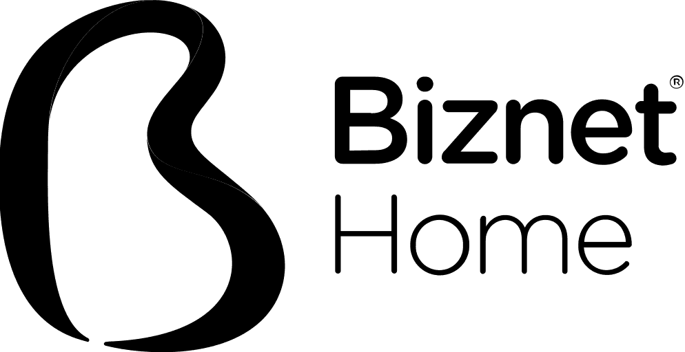 Biznet png black logo
