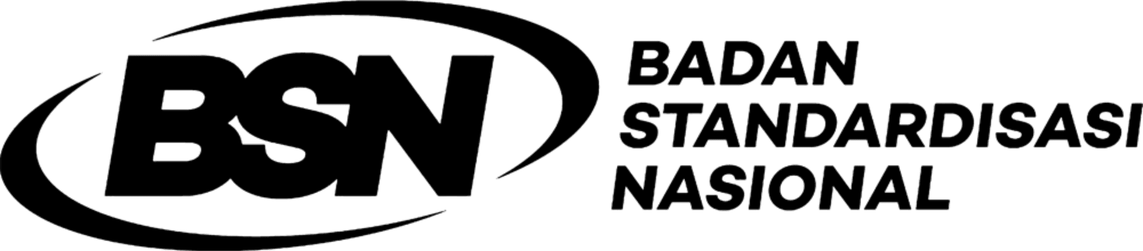 Badan Standardisasi Nasional (BSN) png black logo