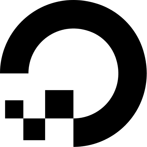 DigitalOcean png black icon
