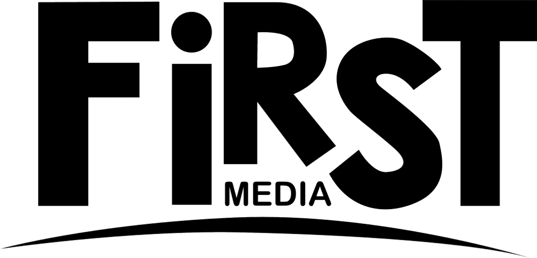 First Media png black logo