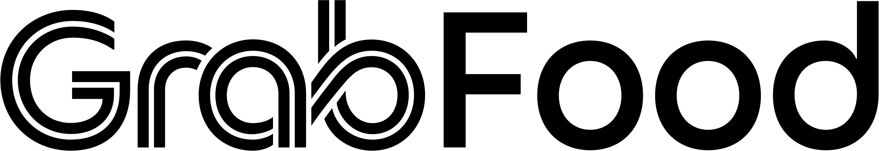 GrabFood png black logo
