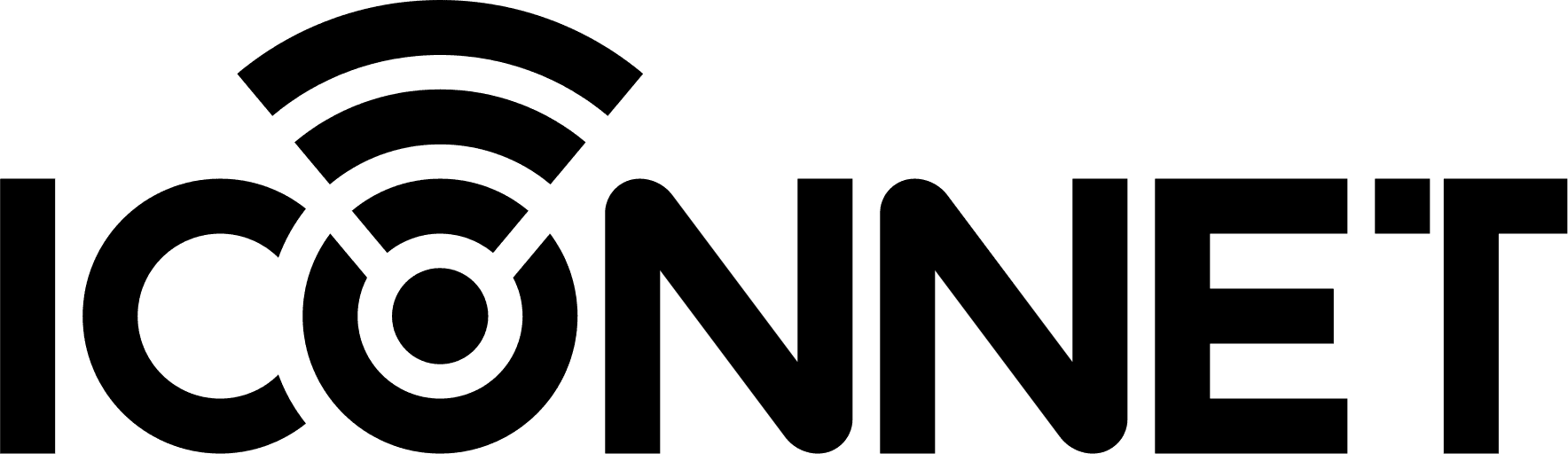 ICONNET png black logo