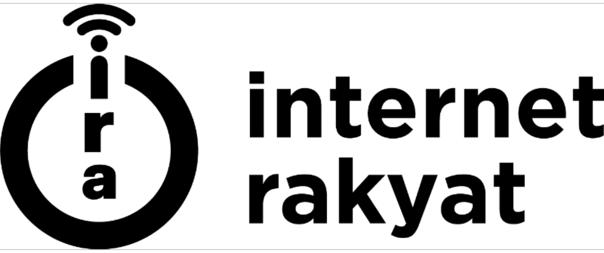 Internet Rakyat png black logo