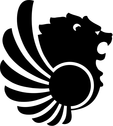 Lion Parcel png black icon