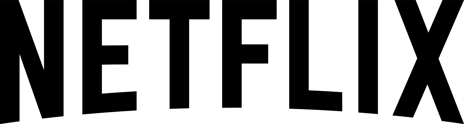 Netflix png black logo