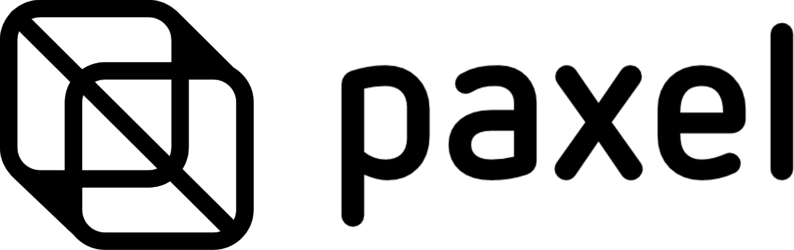 Paxel png black logo