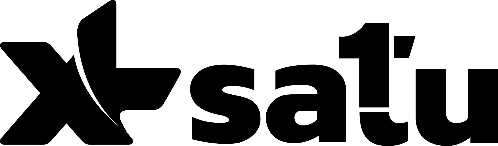 XL Satu png black logo