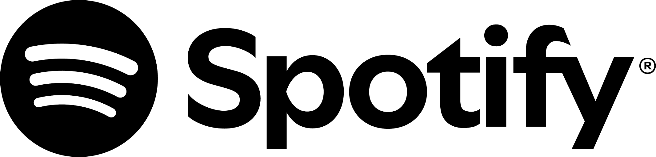 Spotify png black logo