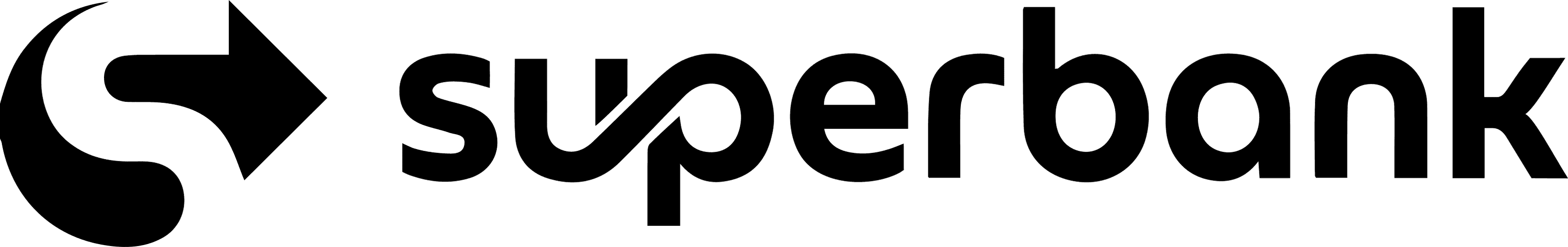 Super Bank Indonesia png black logo