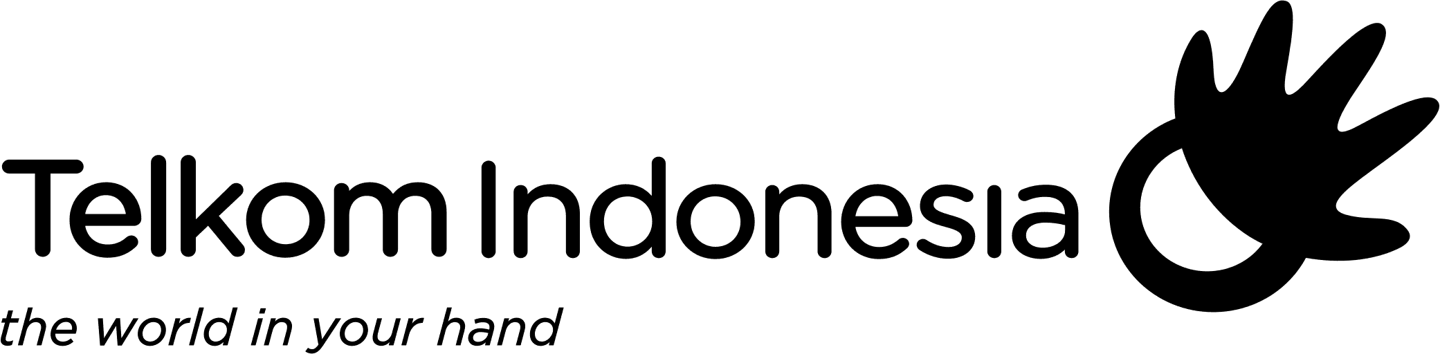 Telkom Indonesia png black logo