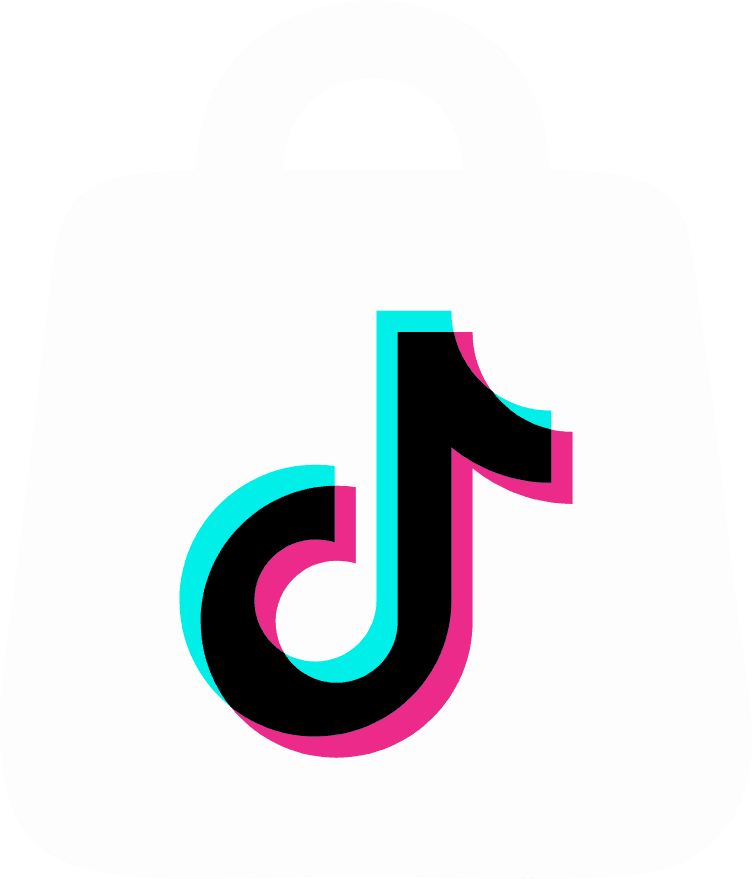 Tiktok Shop png white icon
