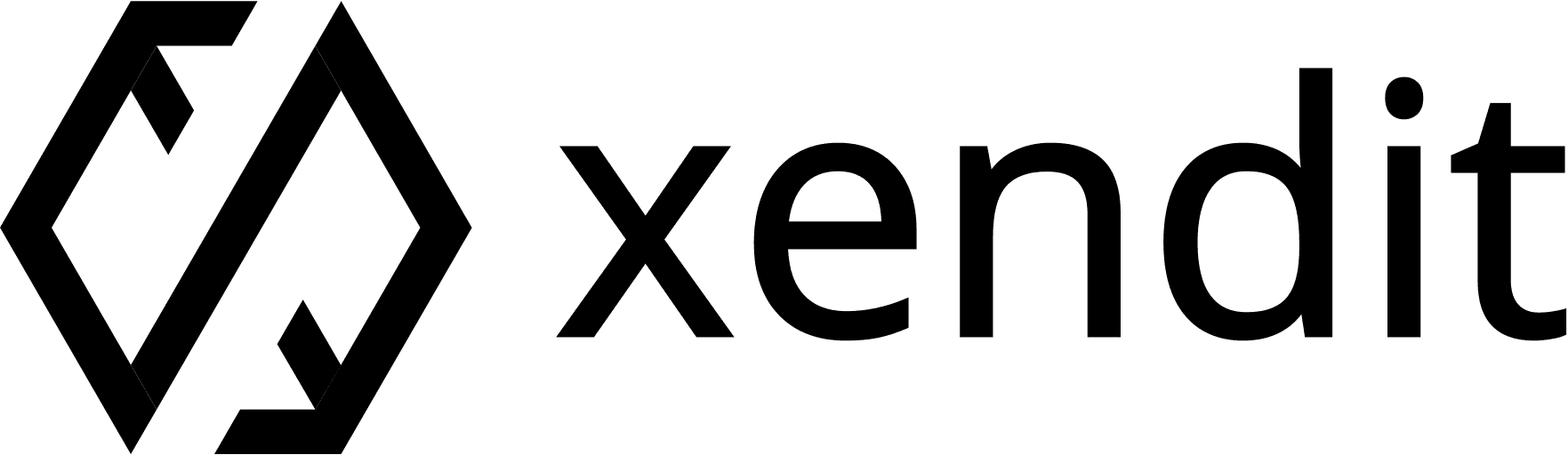 Xendit png black logo