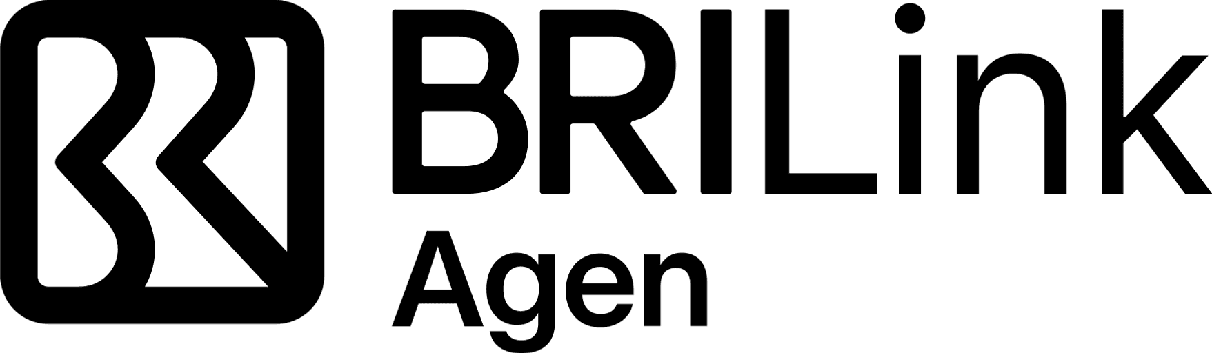 Agen BRILink png black logo