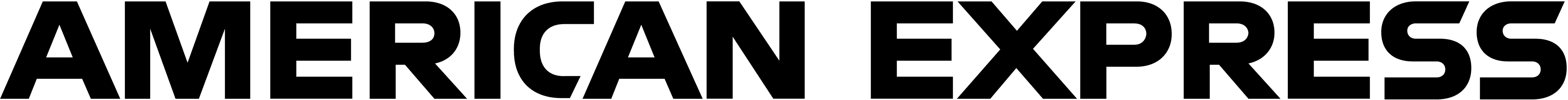 American Express png black wordmark