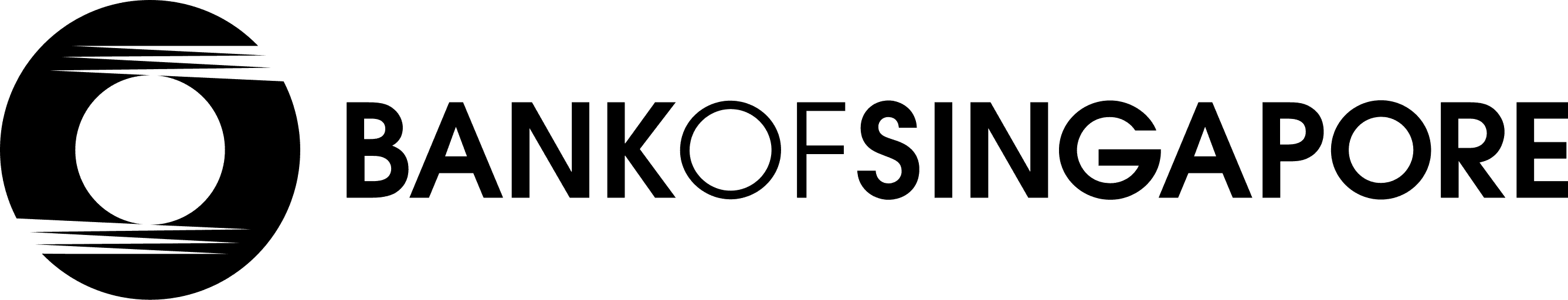 Bank of Singapore png black logo