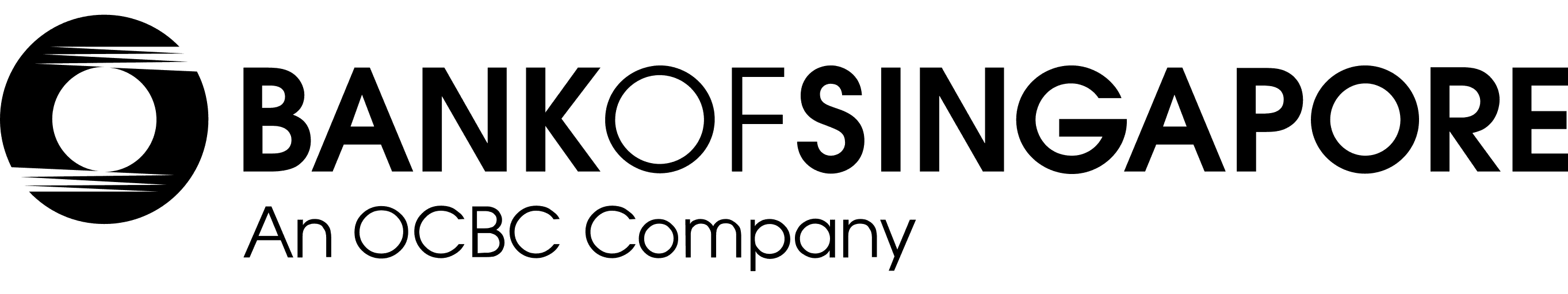 Bank of Singapore png black logo