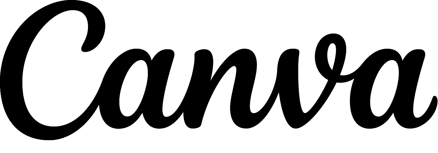 Canva png black wordmark