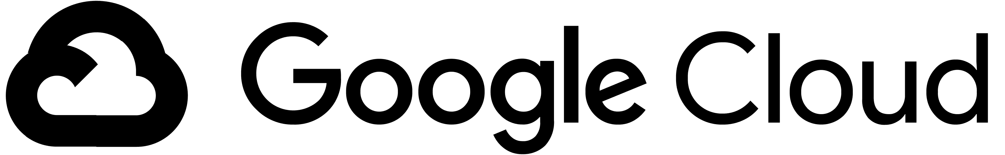 Google Cloud png black logo