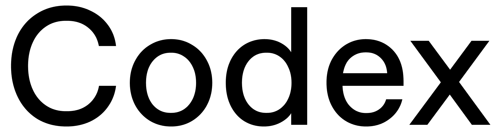 Codex png black wordmark