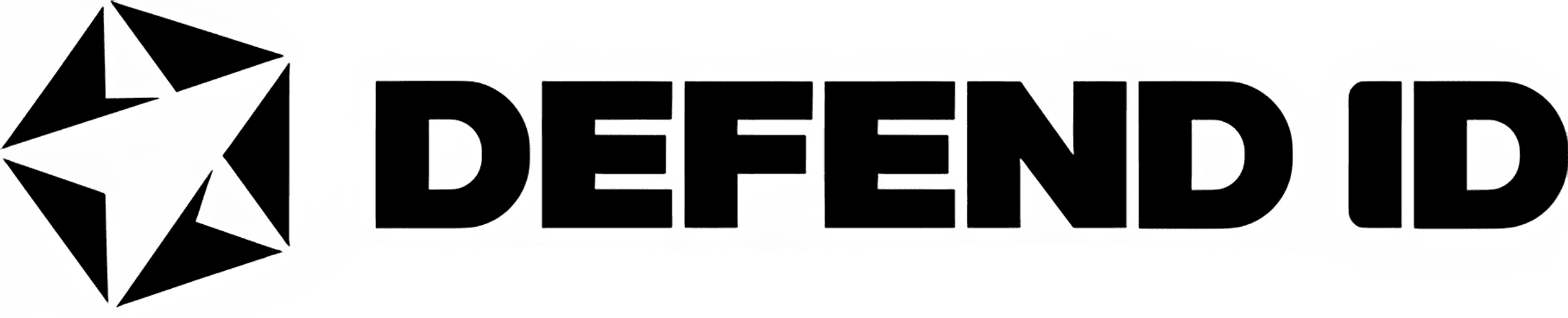 Defend ID png black logo