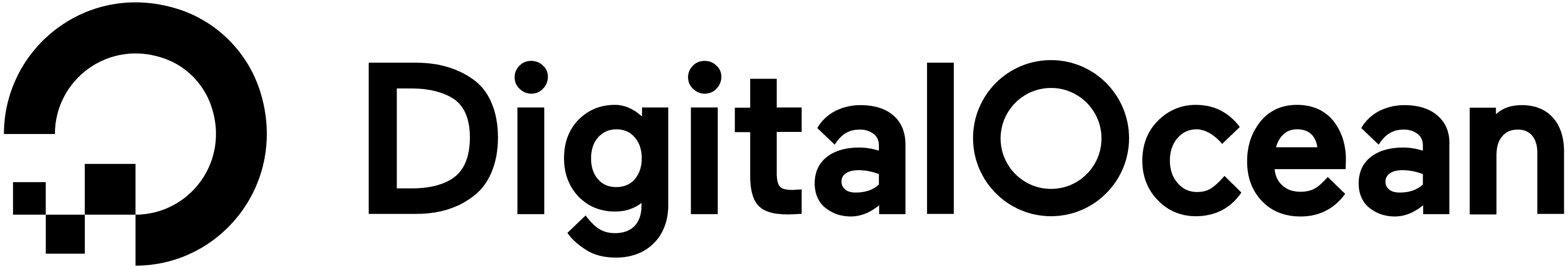 DigitalOcean png black logo