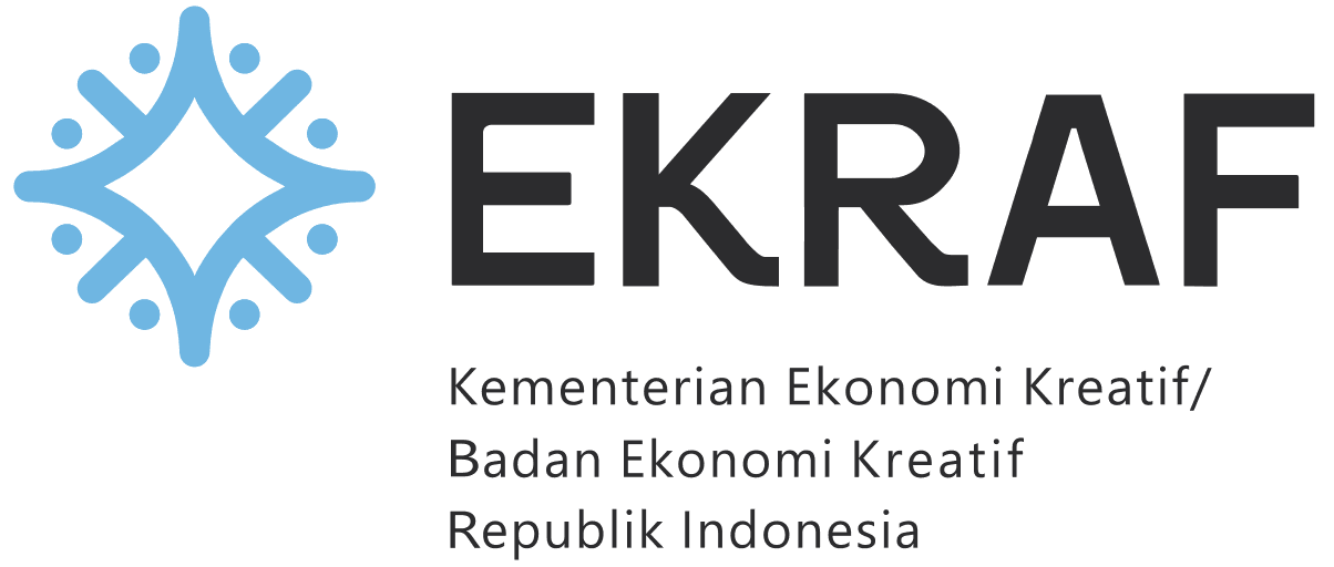 Kementerian Ekonomi Kreatif (Ekraf) png dark logo