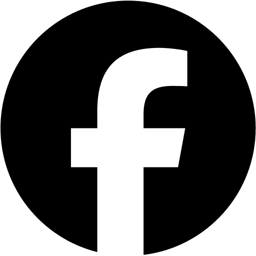 Facebook png black logo