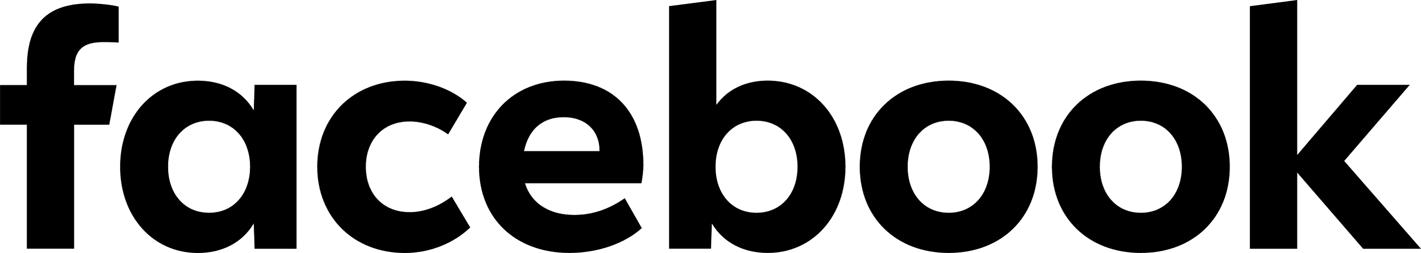 Facebook png black wordmark