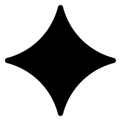 Google Gemini png black logo