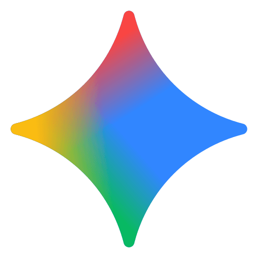 Google Gemini png dark logo