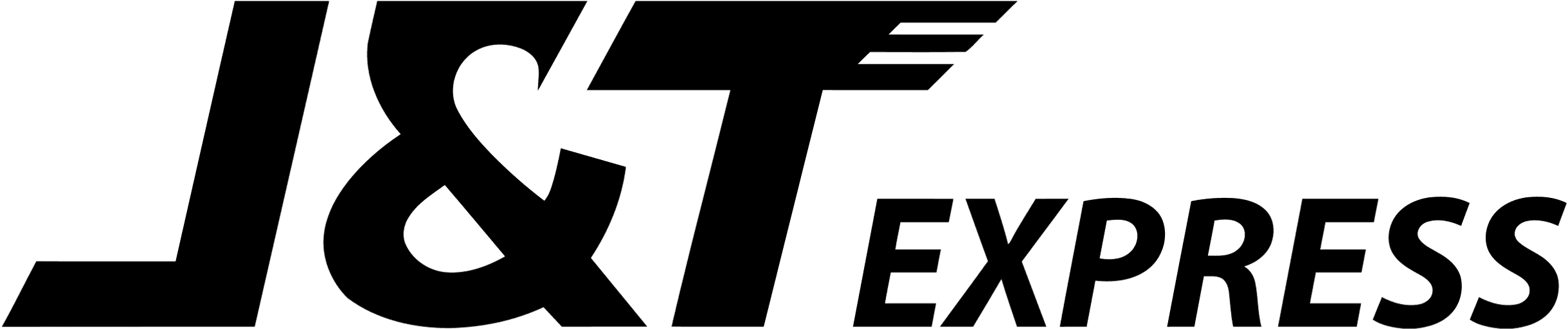 J&T Express png black logo