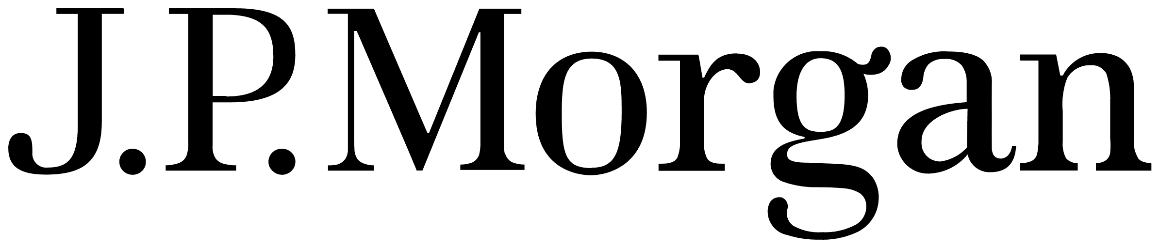 J.P. Morgan png black logo