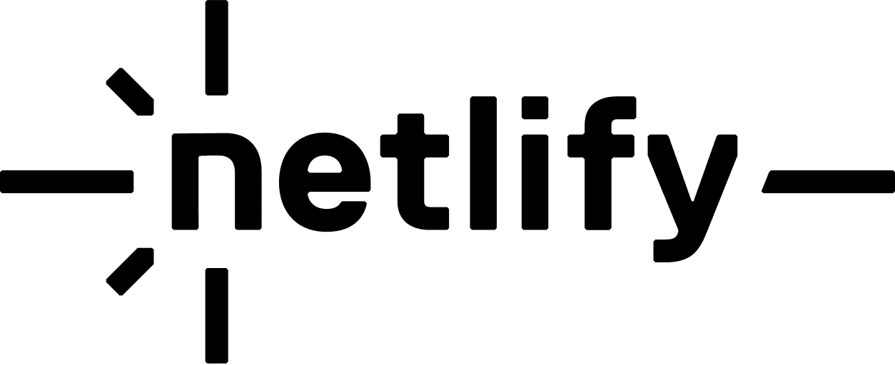 Netlify png black logo