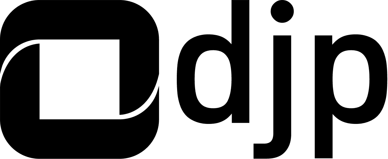 DJP png black logo