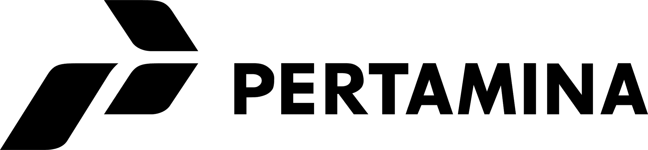 Pertamina png black logo