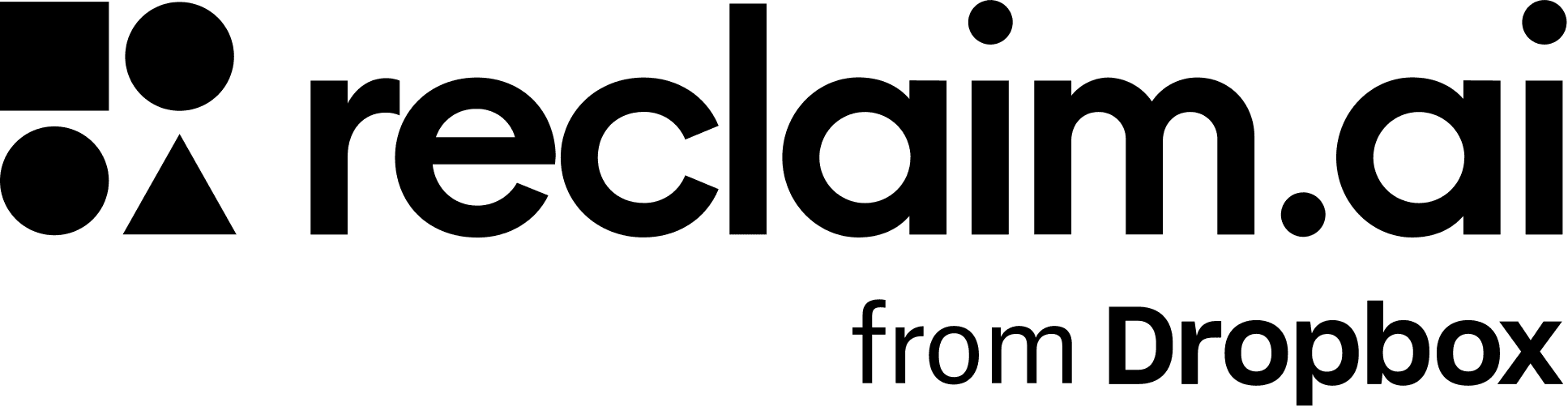 Reclaim AI png black logo