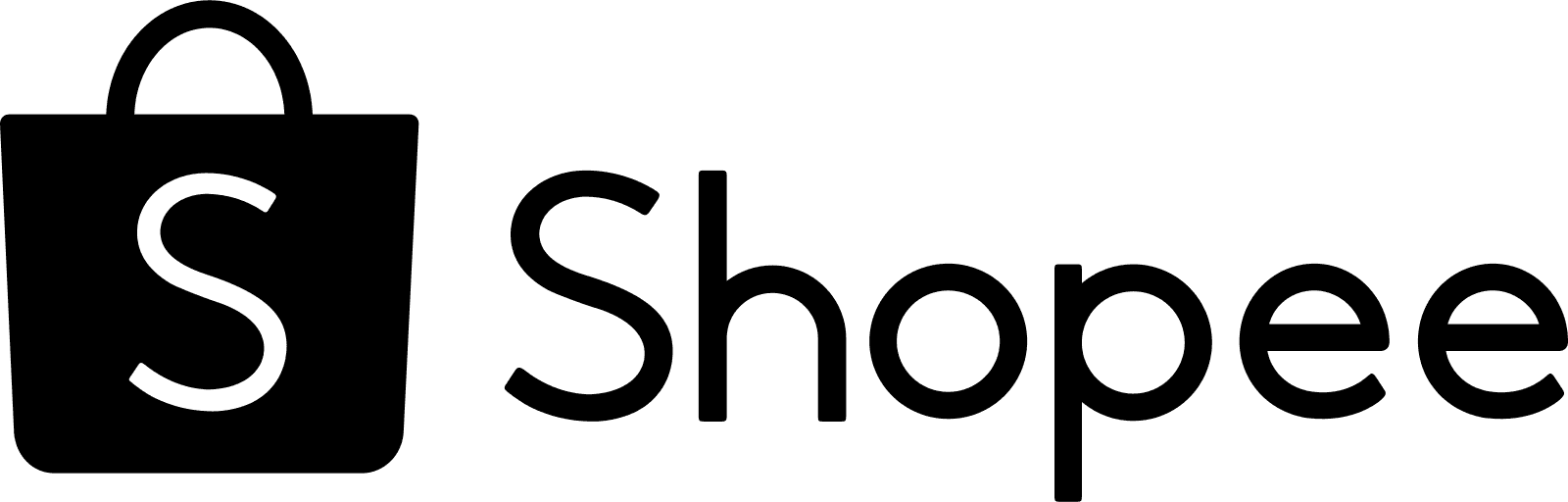 Shopee png black logo