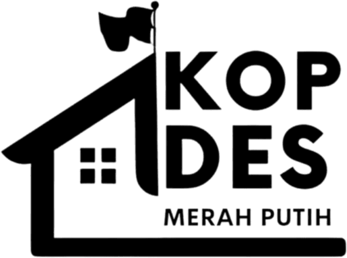 Koperasi Desa Merah Putih (Kopdes) png black logo