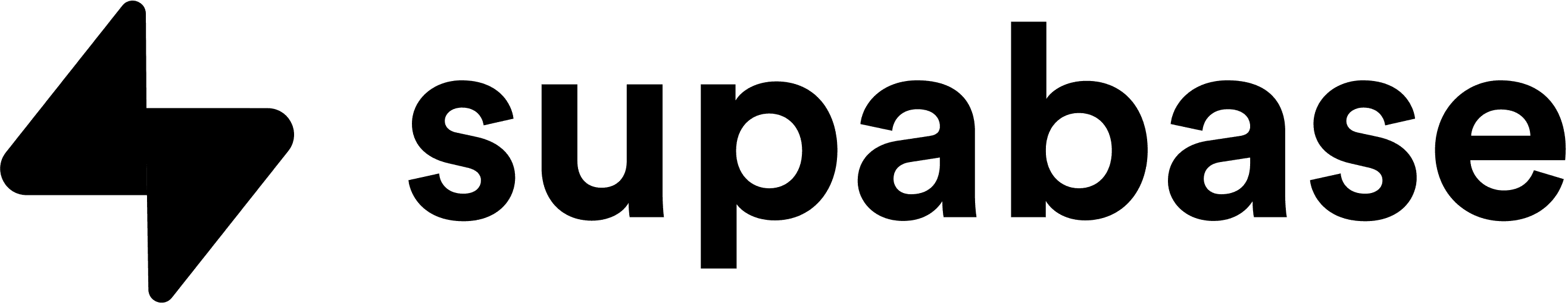 Supabase png black logo