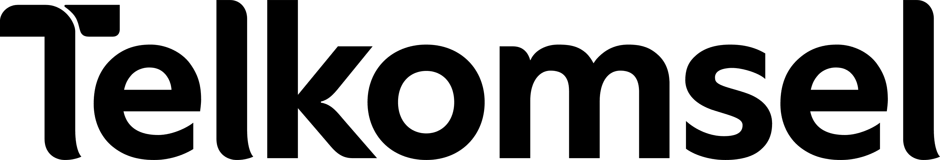 Telkomsel png black logo