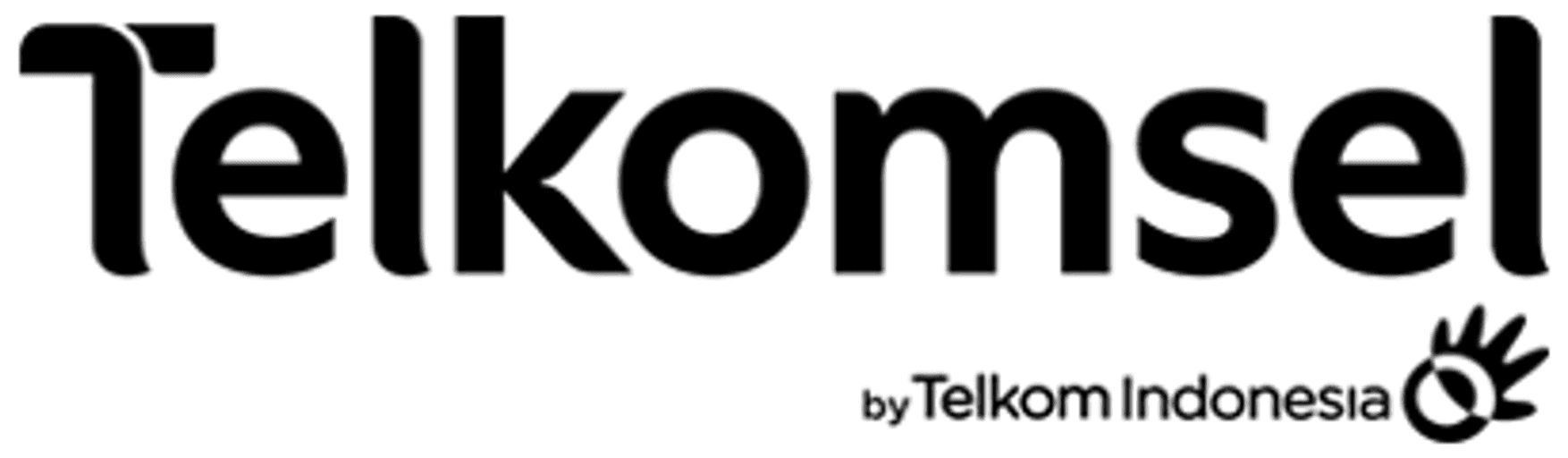 Telkomsel png black logo