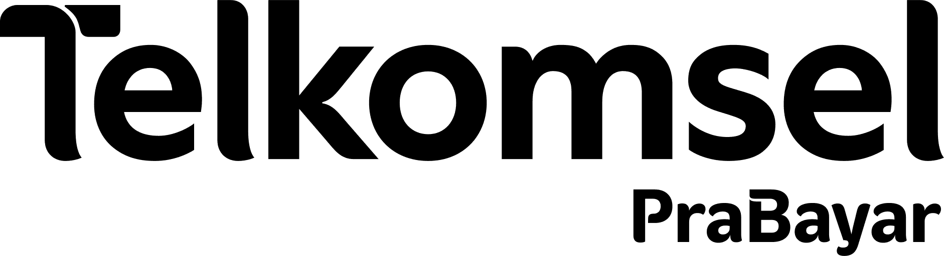 Telkomsel png black logo