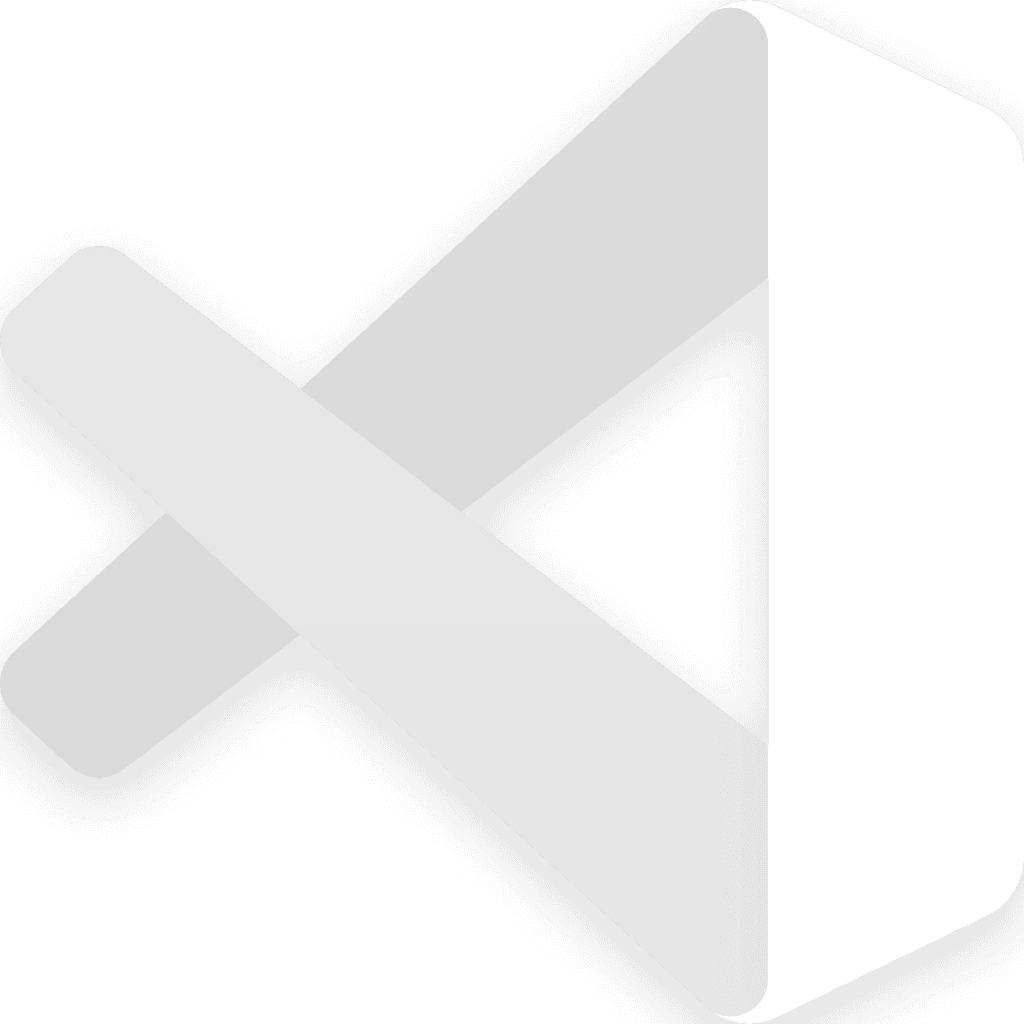 Visual Studio Code png light logo