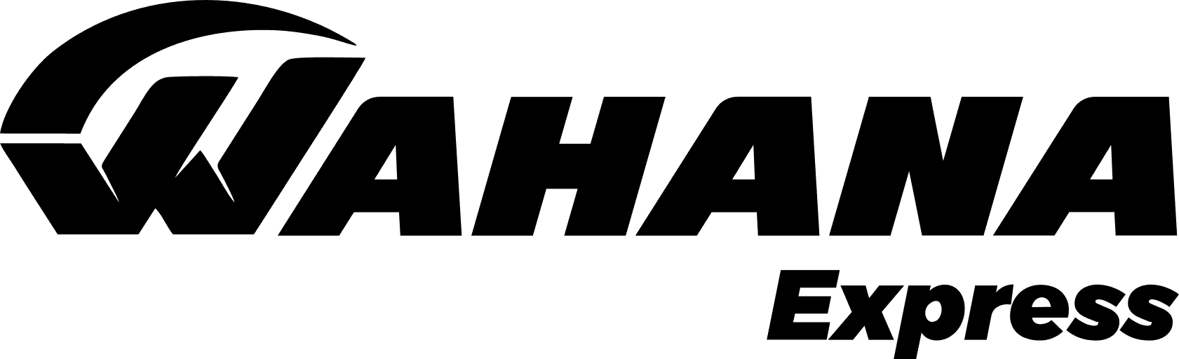Wahana Express png black logo