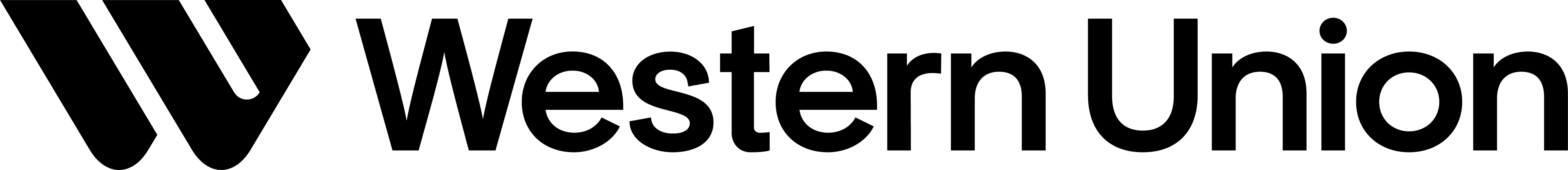 Western Union png black logo